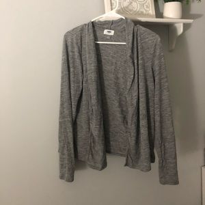 Long sleeve grey cardigan